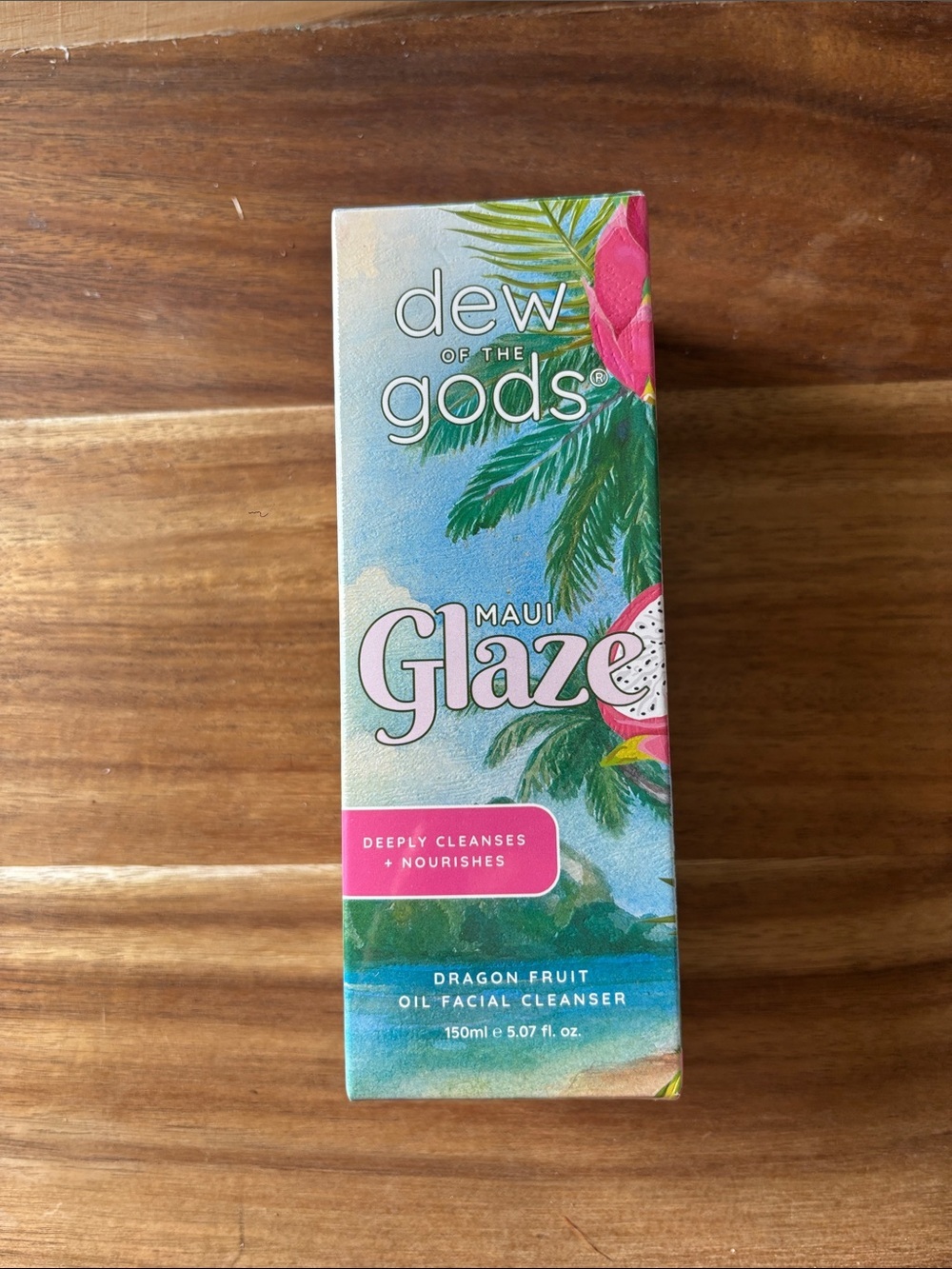 Dew of the Gods Maui Glaze Dragon Fruit Oil Facial Cleanser 5.07 oz NEW